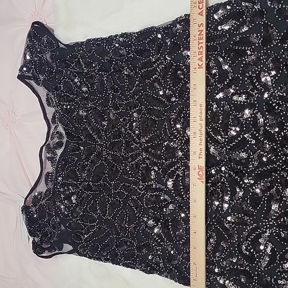 Beautiful Gatsby Style Sequin Formal Dress Womens Size - Picture 15 of 17